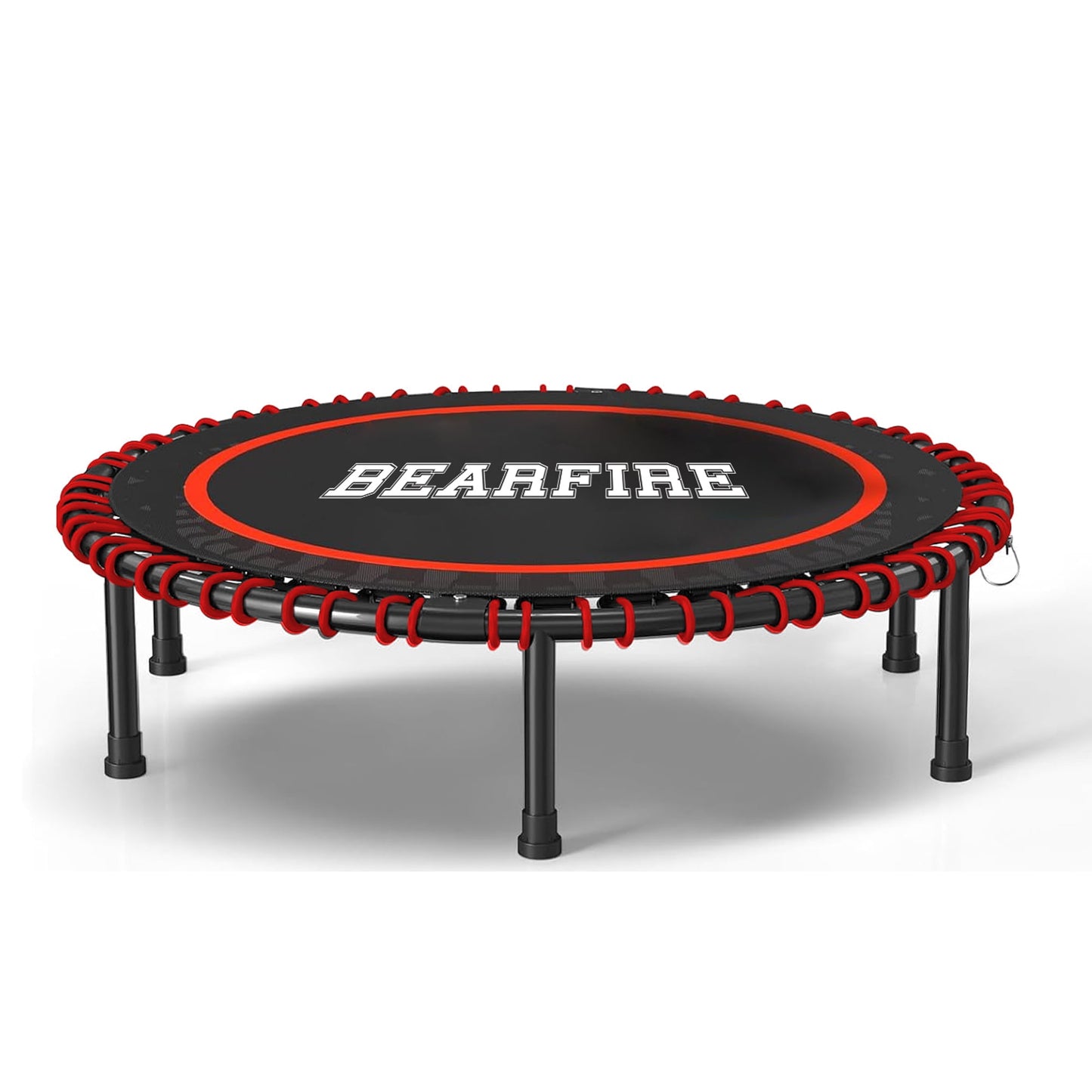 JOZ Mini Trampoline, 40 inch Fitness Trampoline with Bungees, Exercise Rebounder for Adults/Kids, Workout 300 lb Weight